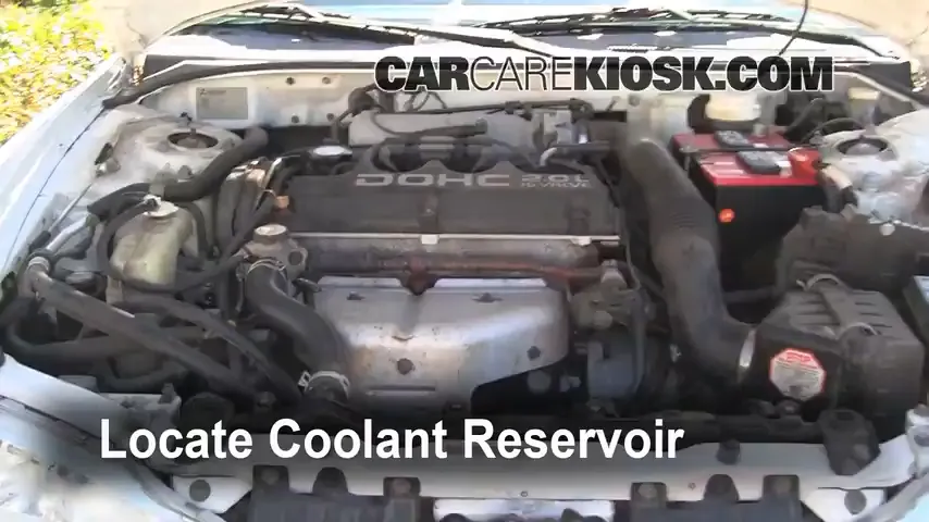 1996 Mitsubishi Eclipse RS 2.0L 4 Cyl. Coolant (Antifreeze) Check Coolant Level